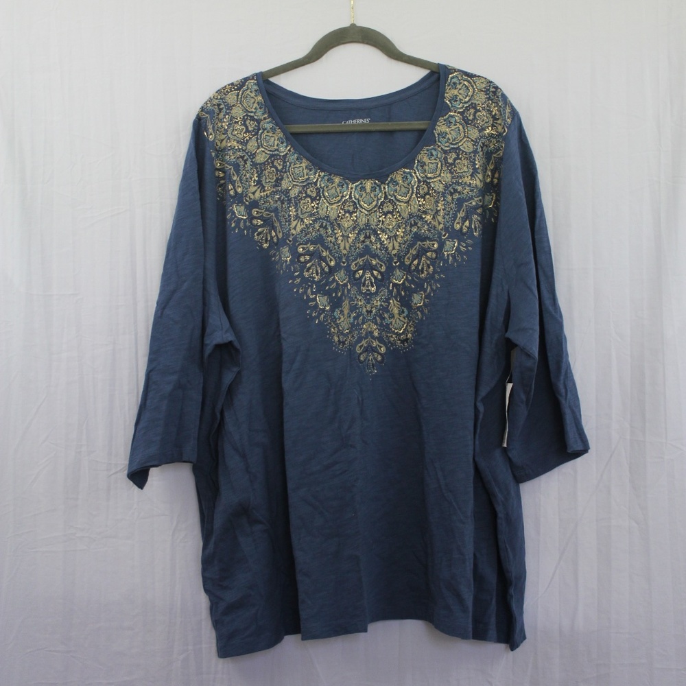 Catherine's 3/4 Sleeve 3X